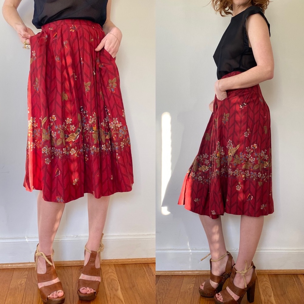 Victor Costa vintage cotton skirt